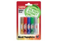 Lipici cu Sclipici  5 Colori/Bilister 5,5ML